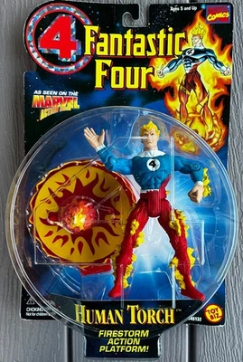 Figura de acción Antorcha Humana Fantastic Four Johnny Storm Foto 1 de 4