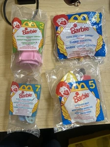 McDonald’s Barbie Spielzeug 4 Stück Neu - Bild 1 von 9