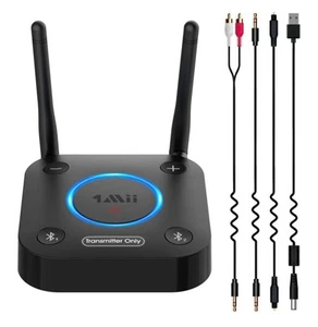 1Mii B06TX Bluetooth 5.2 Transmitter TV zu Wireless Kopfhörer/Lautsprecher $40 UVP! - Bild 1 von 7