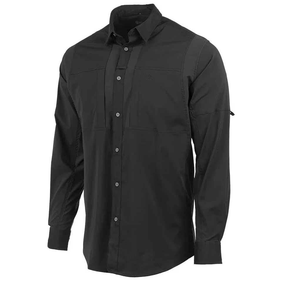 Beretta TKAD Flex Long Sleeve Shirt Black Large UPF 50 (LU931T23340999L) - Image 1 of 1
