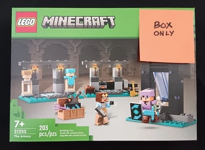 Caja LEGO para 21252 The Armory Minecraft Caja Solo No Incluye Ladrillos Foto 1 de 4
