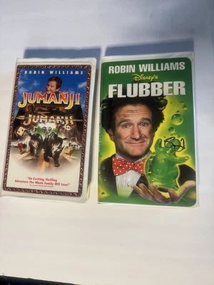 Robin Williams VHS Bundle; Flubber And Jumanji - Image 1 of 4