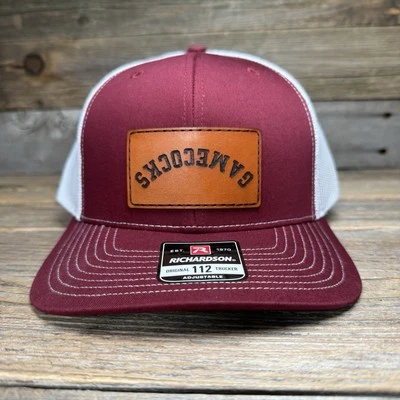 Parche de cuero al revés de Carolina del Sur Gamecocks Richardson parche de cuero sombrero Foto 1 de 2