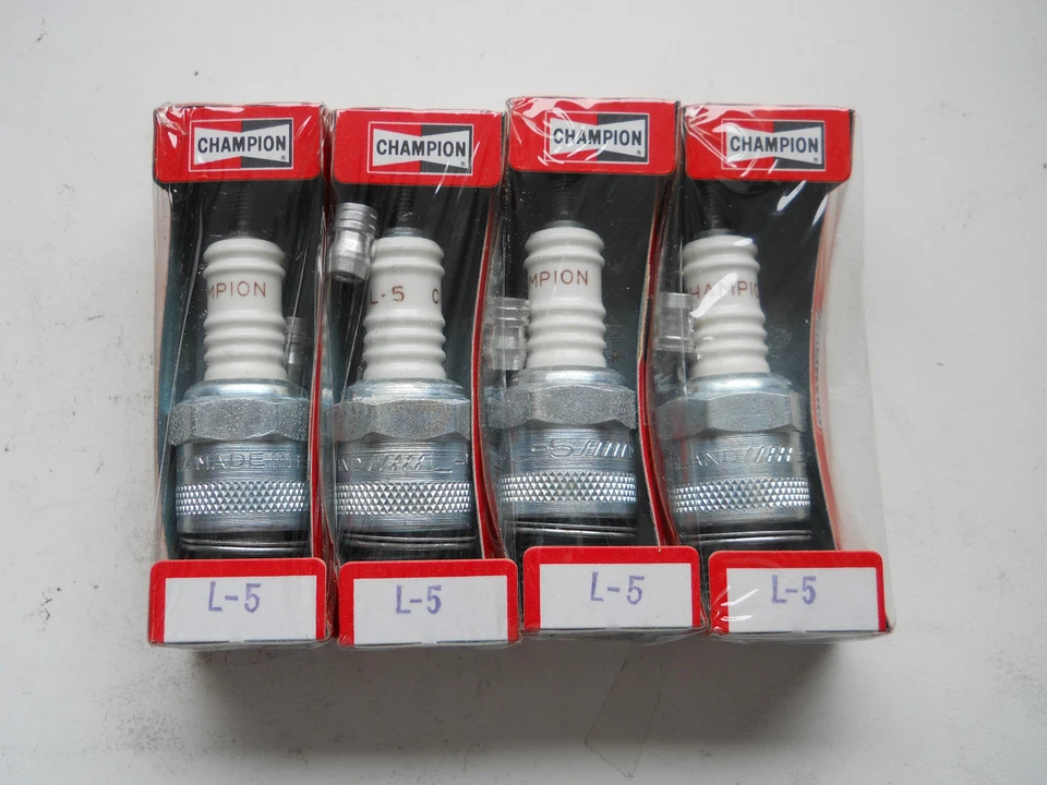 Velas de ignição 4 L5 compatíveis com BSA Sunbeam B1 Francis Barnett Dot Douglas equiv NGK B7HS - Imagem 1 de 1