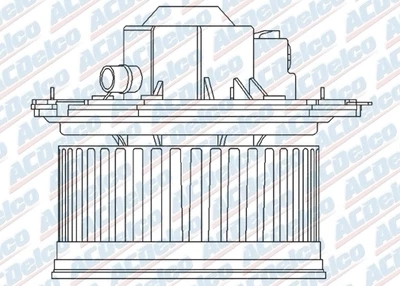 2002-2005 Pontiac / Oldsmobile / Buick AC Heater Blower Motor - GM 89018521 - Image 1 of 1