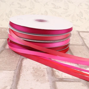 Grosgrain Ribbon Solid Color - 0.6cm 1cm Widths - 91M Full Reel - 35 Colors - Picture 1 of 38