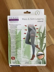 Lanaform (The Black Purple) Mass & Slim Leggings Shapewear w/ Tourmaline Beads - Picture 1 of 4