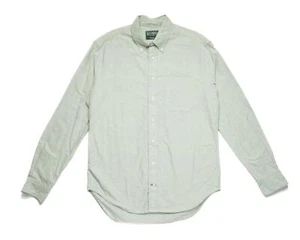 Gitman Vintage $ 225 grün gebürstet Herbst Oxford Baumwolle klassisch Knopfleiste Shirt L - Bild 1 von 7