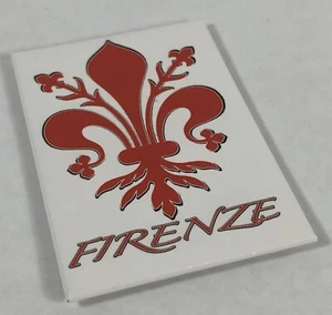 FIRENZE Firenze Italia Magnete Simbolo Rosso Logo Stemma - Foto 1 di 4