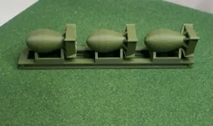 1/48 O Gauge 3 Piece Atomic Bomb Nuke Freight Load Military Cargo Free Shipping - Picture 1 of 5