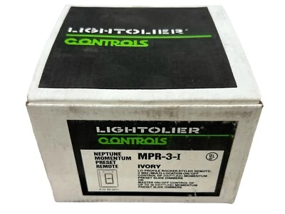 Balancim Lo-Profile predefinido Lightolier Controls Neptune Momentum MPR-3 I (Marfim) - Imagem 1 de 4