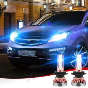 2x Ultra 8000K Ice Blue H7 LED Bulbs Daytime Running Light Replacement For Kia - Foto 1 di 13