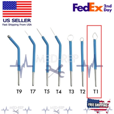 MEDREP Bonart Tip Blue Style Electrode Set Tips old ART-E1 Series T1 T2 T3 T4 T5 T8 T9