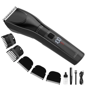 Electric hair clippers Hair push clippers Hair styling Hair trimmers LED display - Picture 1 of 12