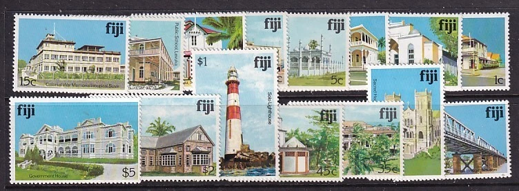 FIJI... 1979 Arquitectura conjunto de 15 como nuevo Foto 1 de 1