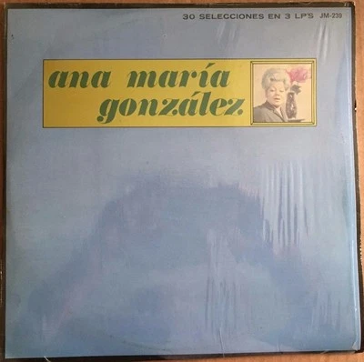 ANA MARIA GONZALEZ -ALBUM DE ORO- 1977 MEXICAN 3 X LP BOLERO - Image 1 of 4