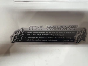 Sega  - Hang On- Instruction Sticker - NOS - 422-0057 - LAST ONE - Picture 1 of 2