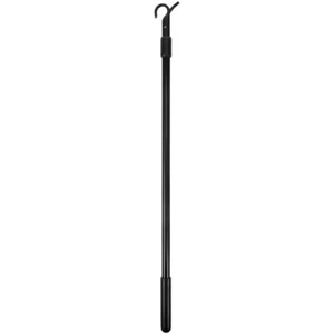 Aluminum Alloy Curtain Hanging Rod Black Drapery Pull Wand Blinds - Picture 1 of 12
