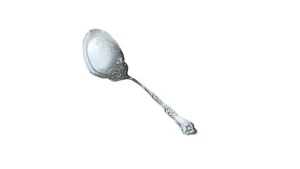 Antique 1914 R & B Poppy 9" Silver Serving Spoon/Ladle - Picture 1 of 8