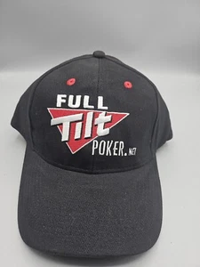 NEW Men’s FULL TILT POKER Main Event Baseball Hat NWT Felt Corduroy Adjustable - Picture 1 of 3