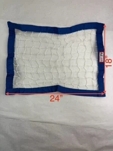 RJS (24"X18") SFI 27.1 STRING WINDOW NET BLUE - Picture 1 of 1