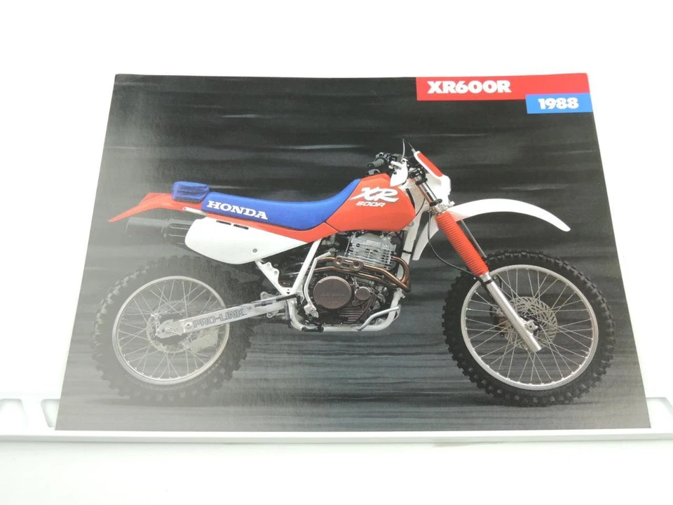 NOS 1988 Honda XR600R XR600 Dealer Brochure L1088 Foto 1 de 1