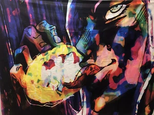 JoJo’s Bizarre Adventure Anime Tapestry Wall Decor Psychedelic Jo-Jo 79”x 59” - Picture 1 of 6