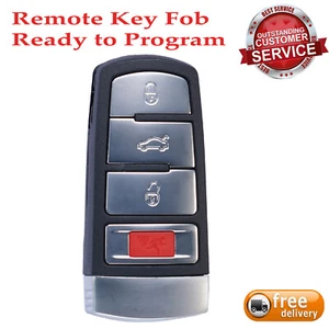 For 2007 2008 2009 2010 2011 2012 2013 Volkswagen VW Passat CC Remote Key Fob - Picture 1 of 10