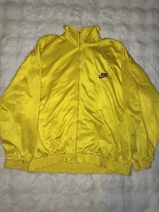 Nike Jacket Vintage Men's Size XL Yellow Track Full Zip Made In USA - Picture 1 of 6