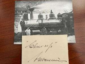 SAMUEL M. VAUCLAIN SIGNED QUOTE, ENGINEER, INVENTOR STEAM LOCOMOTIVE, MILITARY - Picture 1 of 1