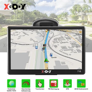XGODY 7 Zoll Navigationsgerät Navigation Für LKW PKW BUS GPS Navi 8GB+256MB POIs - Bild 1 von 13