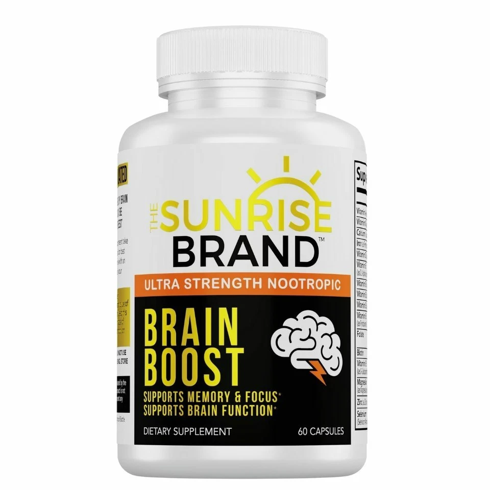 Brain Boost - Ultra Strength Nootropic - Memory and Focus - 60 Capsules - Image 1 of 4