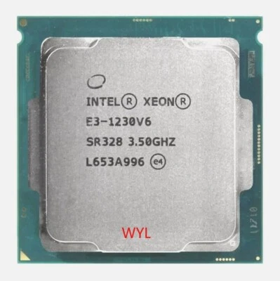 Intel Xeon E3-1230 V6 3.5GHz 4-Core 8M LGA1151 Server Processor CPU SR328 72W - Image 1 of 4
