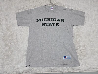 Camiseta De Colección Michigan State Russell Athletic YOUTH L Thrashed Spartans MSU Foto 1 de 4