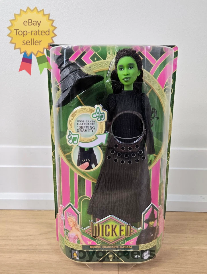 ️ URL ERROR MISPRINT Mattel Wicked Singing Glinda & Elphaba Dolls