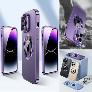 For iPhone 16 15 14 13 12 Pro Max Full Cover Anti-peeping Tempered Glass Case - Imagen 1 de 14