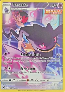 Banette #TG07/TG30 SWSH11: Lost Origin Trainer Gallery Near Mint or Better - Picture 1 of 1