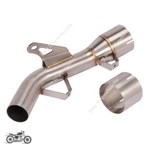 For Kawasaki Z900 2017-2019 Motorcycle Exhaust Mid Connect Pipe Stainless Steel - Picture 1 of 8