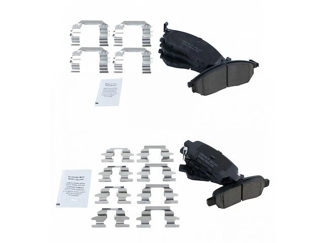 Juego de pastillas de freno de cerámica TRQ para Infiniti QX70 2014-2017 3,7 L V6 24ZHVF Foto 1 de 1