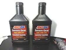 Amsoil Severe Gear SAE 75-140 Synthetic Extreme Pressure Lubricant 2 Quarts