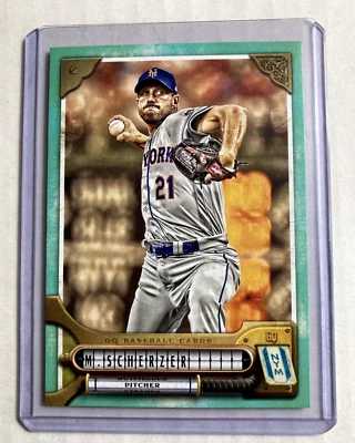 2022 Topps Gypsy Queen #63- Max Scherzer Turquesa SP #'d 130/199 Foto 1 de 2