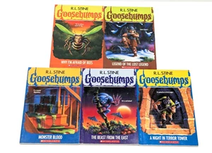 Goosebumps Set of 5 x Paperback Books 2017 R L Stine VGC - Picture 1 of 6