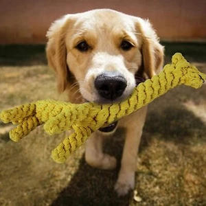 Pet Chew Toys for Teething Boredom Dogs Rope Ball Knot Training Toys - Picture 1 of 2