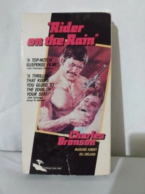 Rider On The Rain-VHS-Charles Bronson/Jill Ireland-1970-action/suspense Foto 1 de 4