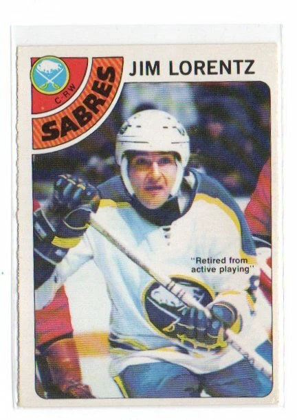 JIM LORENTZ BUFFALO SABRES 161 1978/79 OPC O-PEE-CHEE  - Image 1 of 1