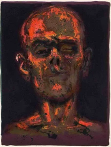 Gevatter TOT  - Walter SPITZER 1964 - Limit.Orig.Farblithographie - Picture 1 of 1