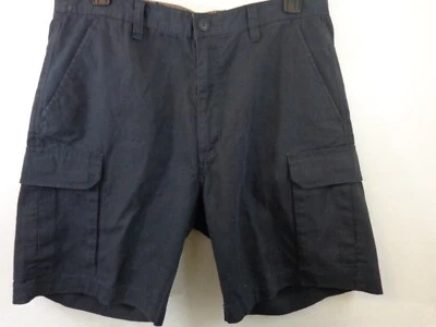 Pantalones Cortos St John's Bay Para Hombre 36 X 9 Negro Carga Relajados Nuevos Con Etiquetas Foto 1 de 4