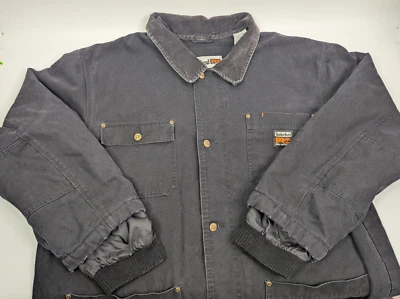 Abrigo Timberland Pro Series Polartec de lona para tareas de granero negro ropa de trabajo para hombre 2XL Foto 1 de 4