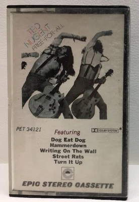 Ted Nugent Free For All 1976 Cassette Tape PET 34121 With Original Case - Image 1 of 4