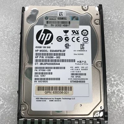 Compatible HPE 450GB 613921-001 AW612A 693569-002 10K6GSFF 2.5"SAS EVA M6625 Hdd - Image 1 of 2